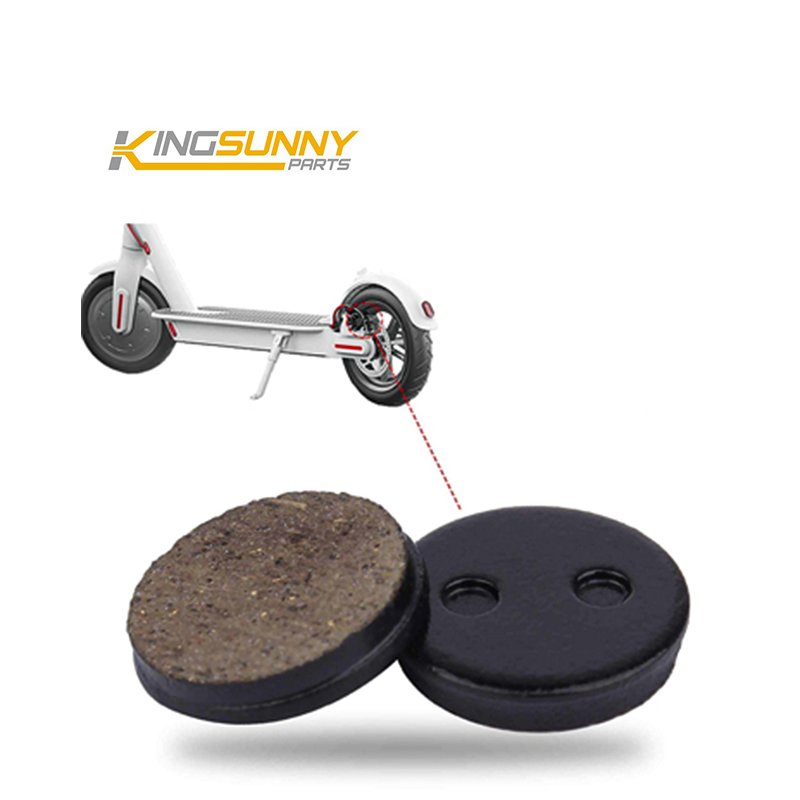 King Sunny 2 Pcs Round Semi-metal Brake Pads for Xiaomi M365 Scooter Electric Spare Parts Escooter Replacement Accessory