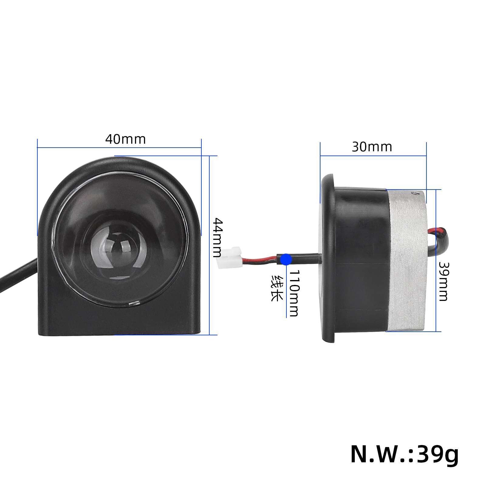 ELectric Scooter Front Light LED Headlight Lamp For Xiaomi 4Pro Scooter Parts Replacement Accessories