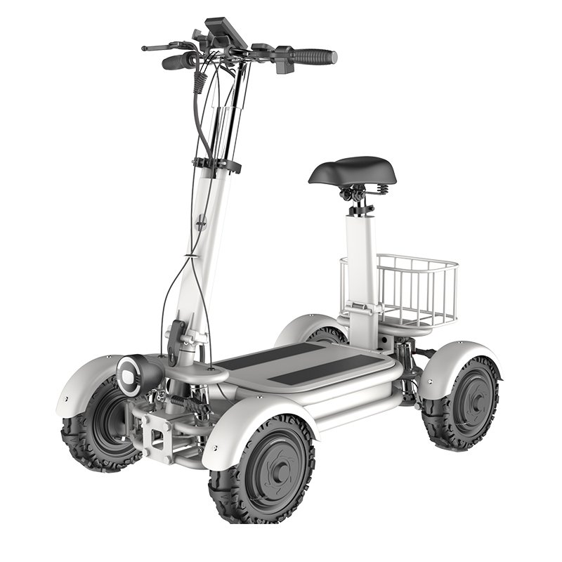 4 Wheels Electric Scooters 2000W 4 Motor Off Road Tire