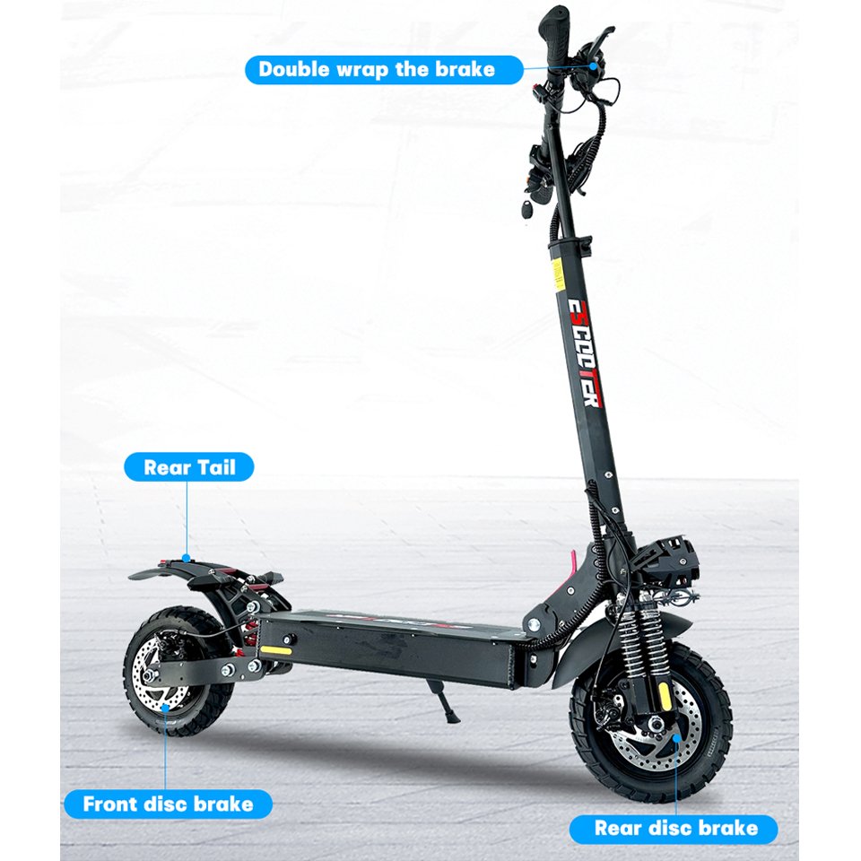 EU in stock hunter quad elettr escooter 1000w 2000w 3000w electric scooter 65 km range adult