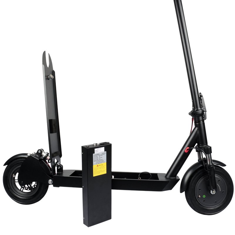 China 500W dual motor Backpack Folding Foldable Electric Scooter 10inch Off road For Adults Kick Scooters