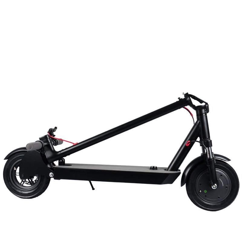 China 500W dual motor Backpack Folding Foldable Electric Scooter 10inch Off road For Adults Kick Scooters
