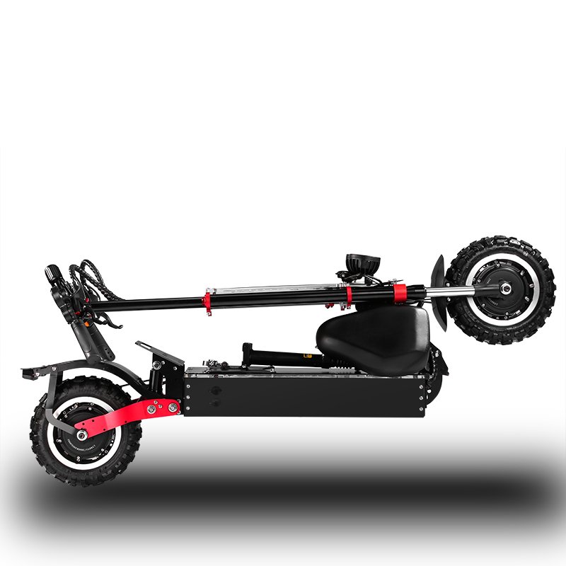 New Design Offroad Adult Electro Scooter 11 Inch 2800w Foldable Dual Motor Electric Scooter With Seat