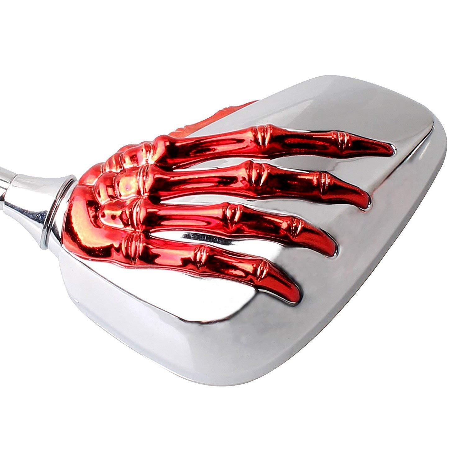 Motorcycle Skeleton Skull Hand Claw Rearview Side Mirror 8mm 10mm fit for Harley Honda Suzuki Kawasaki spot mirrors