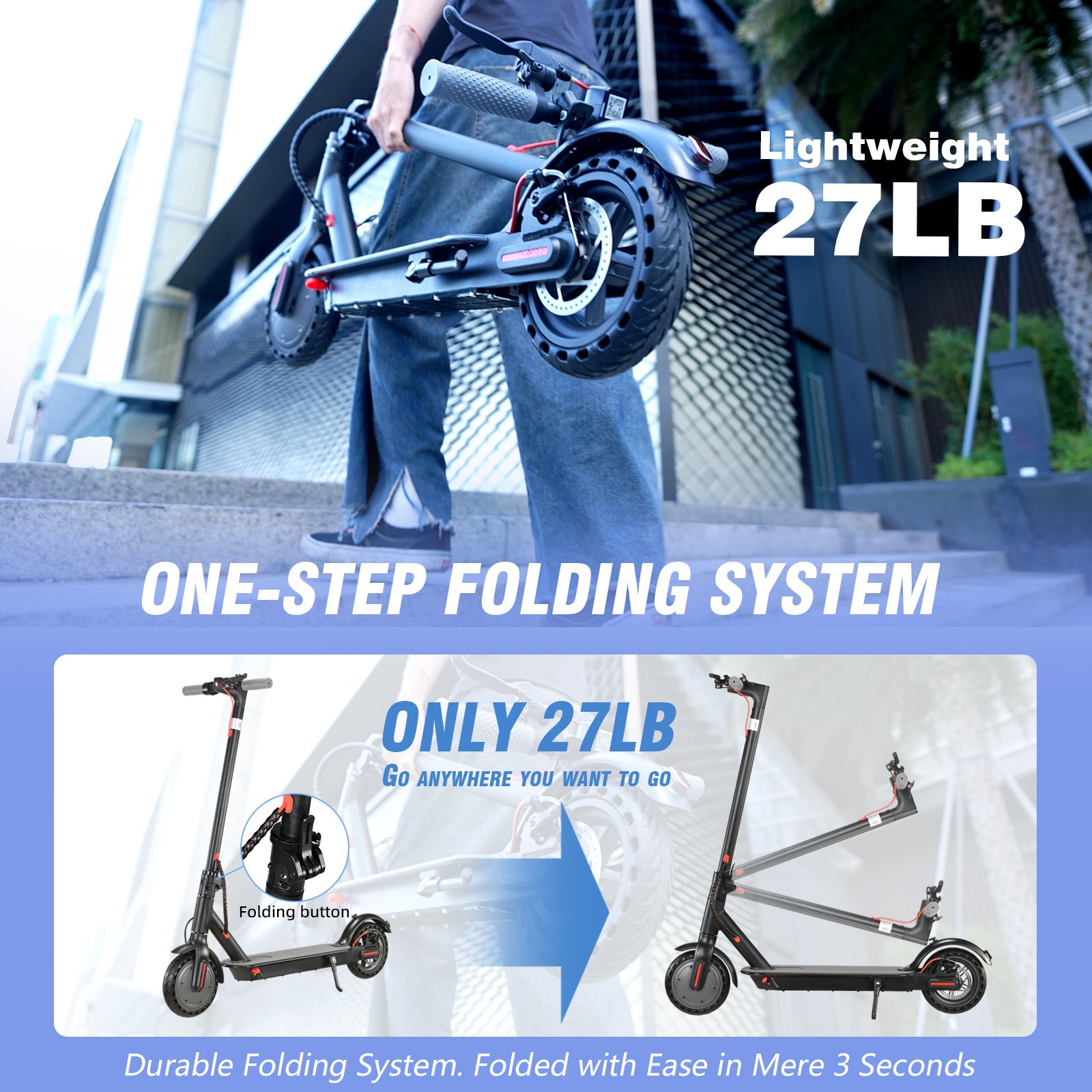 Competitive Price Electric Scooter Powerful Adult Fast E Scooter With Foldable Design