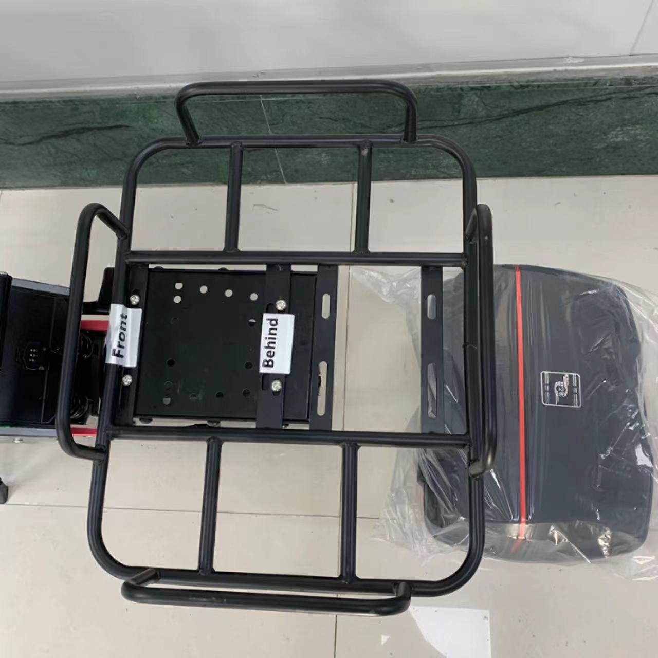 Geofought Molo5 electric scooter parts and accessories large capacity iron basket for deliveryman