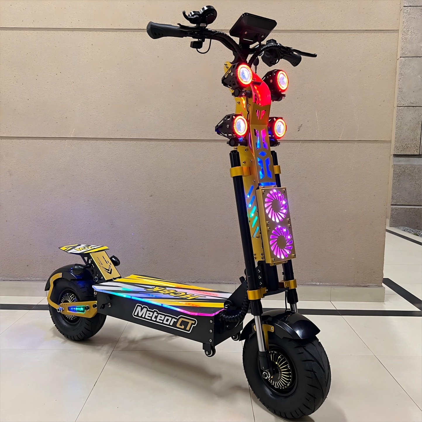 2024 Top Power 10000W HCBK GT-M8 72V50AH Hydraulic Shock Absorbed Adult Off road Electric Scooter