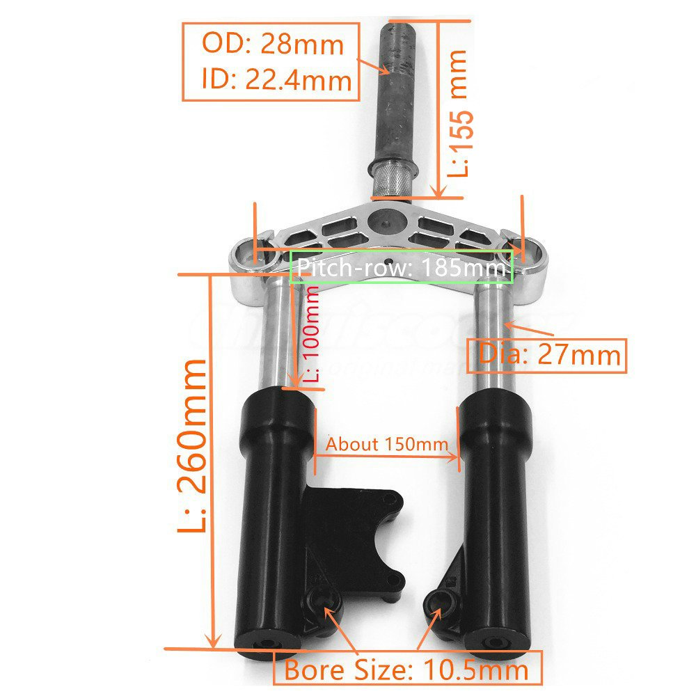 High Quality Other Motorcycle Front Shock Absorber Gas Scooter Dire Bike Parts
