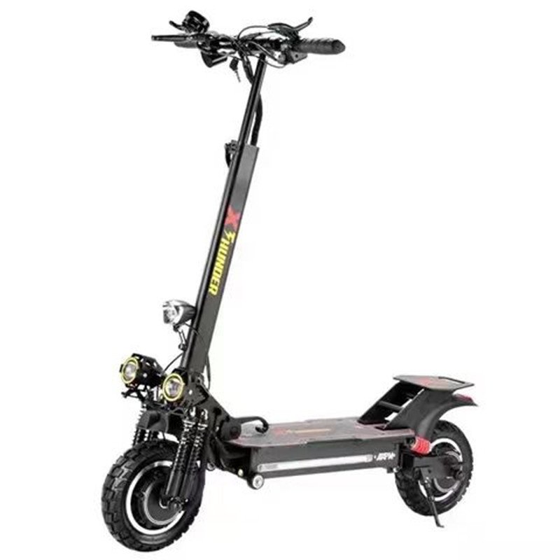 48V dual drive electric scooter 10 inch adult foldable off-road driving 1200w scooter electric scooter