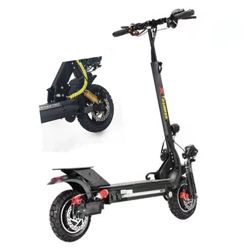 48V dual drive electric scooter 10 inch adult foldable off-road driving 1200w scooter electric scooter