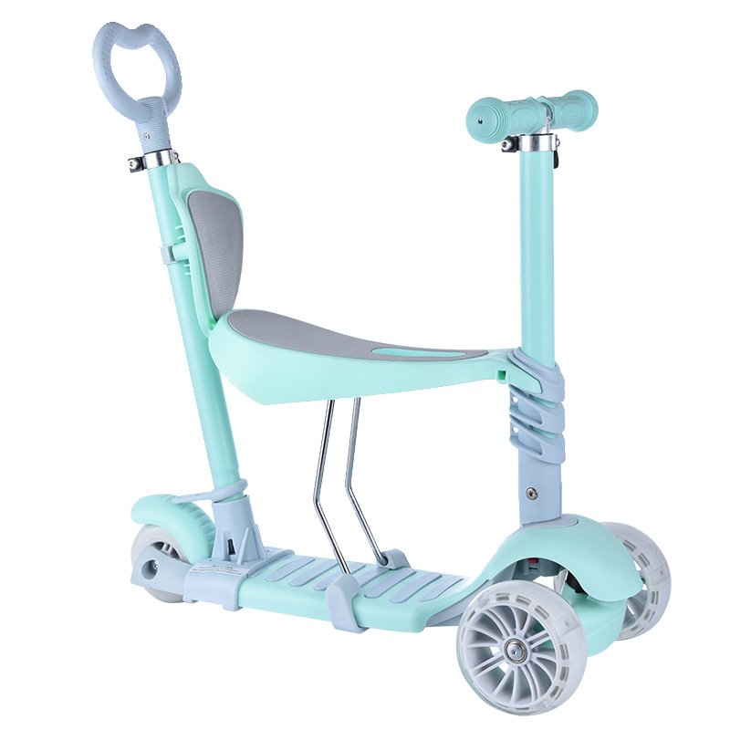 Scooter Kids 3 Wheel Scooter Kick Scooters For 2-14 Years With Adjustable Seat And Handle For Toddler Child