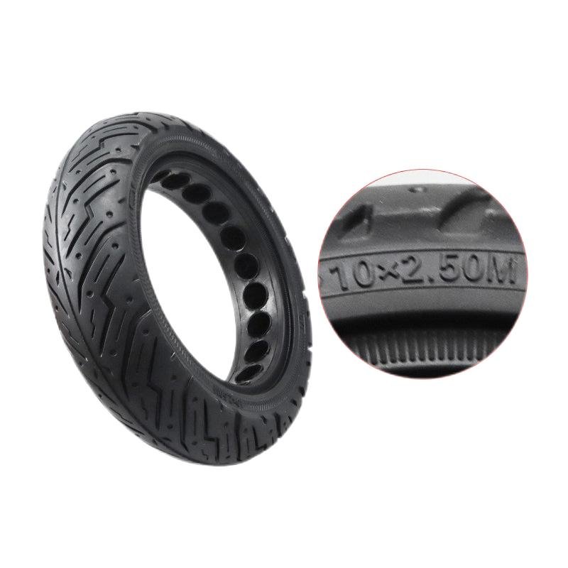 10*2.5 non-inflatable explosion-proof tire, rubber solid tire, 10 inches, suitable for M365 electric scooter