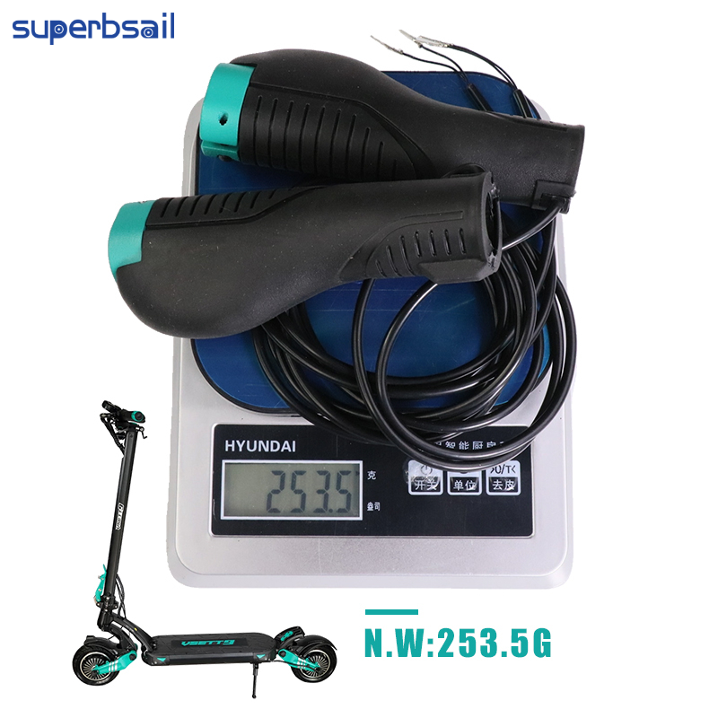 Superbsail Original VSETTt Grips With Turn Signal Cable For VSETT9+ Electric Scooter Grip Handle Spare Parts