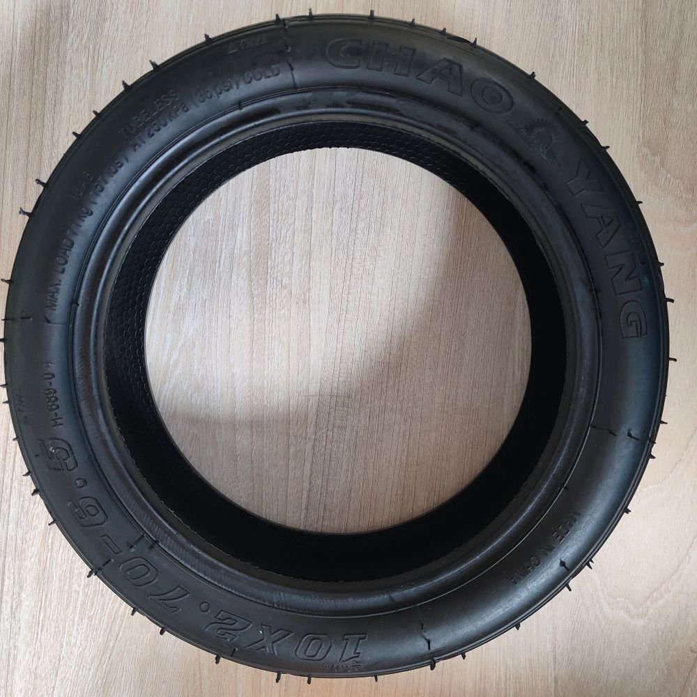 CHAOYANG 10X2.7-6.5 Tubeless Tire With Glue Inside Electric Scooter Tires Scooter Parts