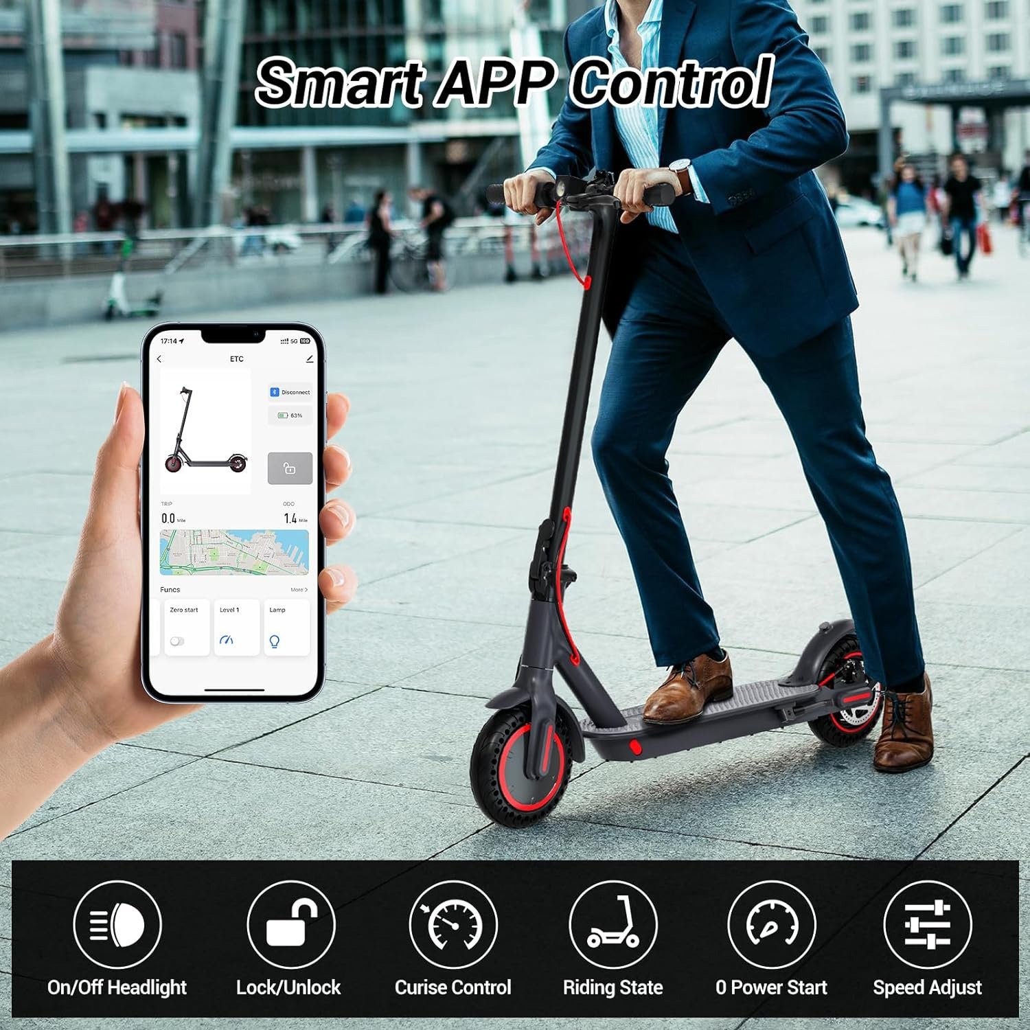 Wholesale for e-scooter Folding 350W motor 36V 10.5Ah Battery 3 speed Max Speed 30km/h adults electric scooters.