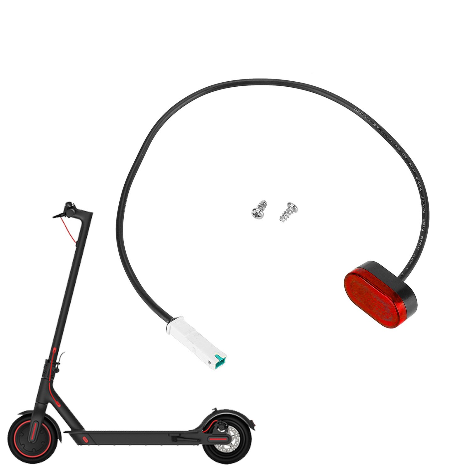 Good Penetrability Tail Lights For M365 Pro Pro2 1S Electric scooter Accessories Practical Brake Warning Lights Rear lights