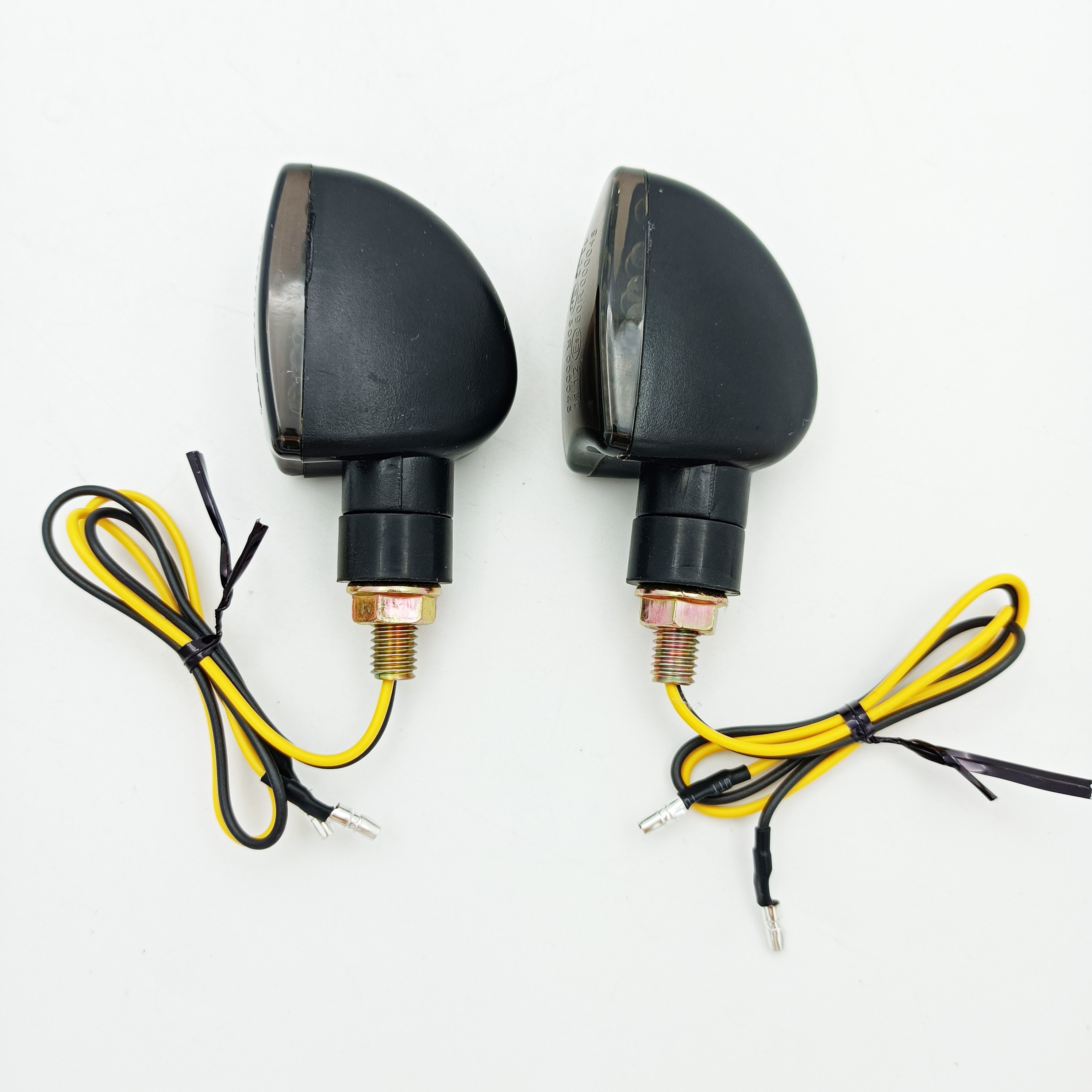 Motorcycle 12V 12 LED Amber Lamp Blinkers turn signal lights universal for Motorcycle Yamaha Kawasaki Honda Simson