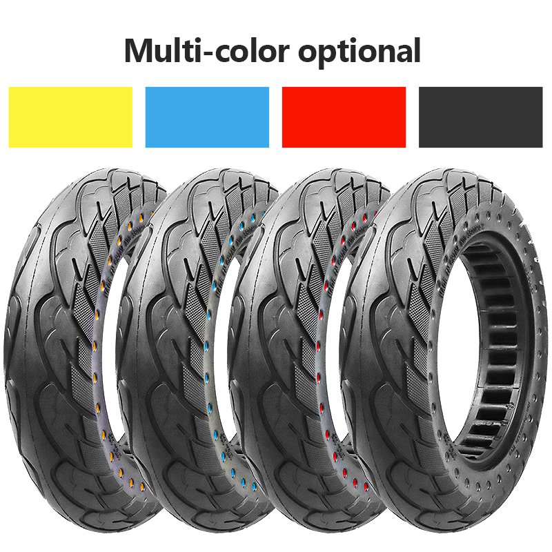 Colorful 10 x 2.125 Solid Tire for m365 Electric Scooter Spare Parts and Accessories Soft Rubber Material 10*2 1/8 solid tyre
