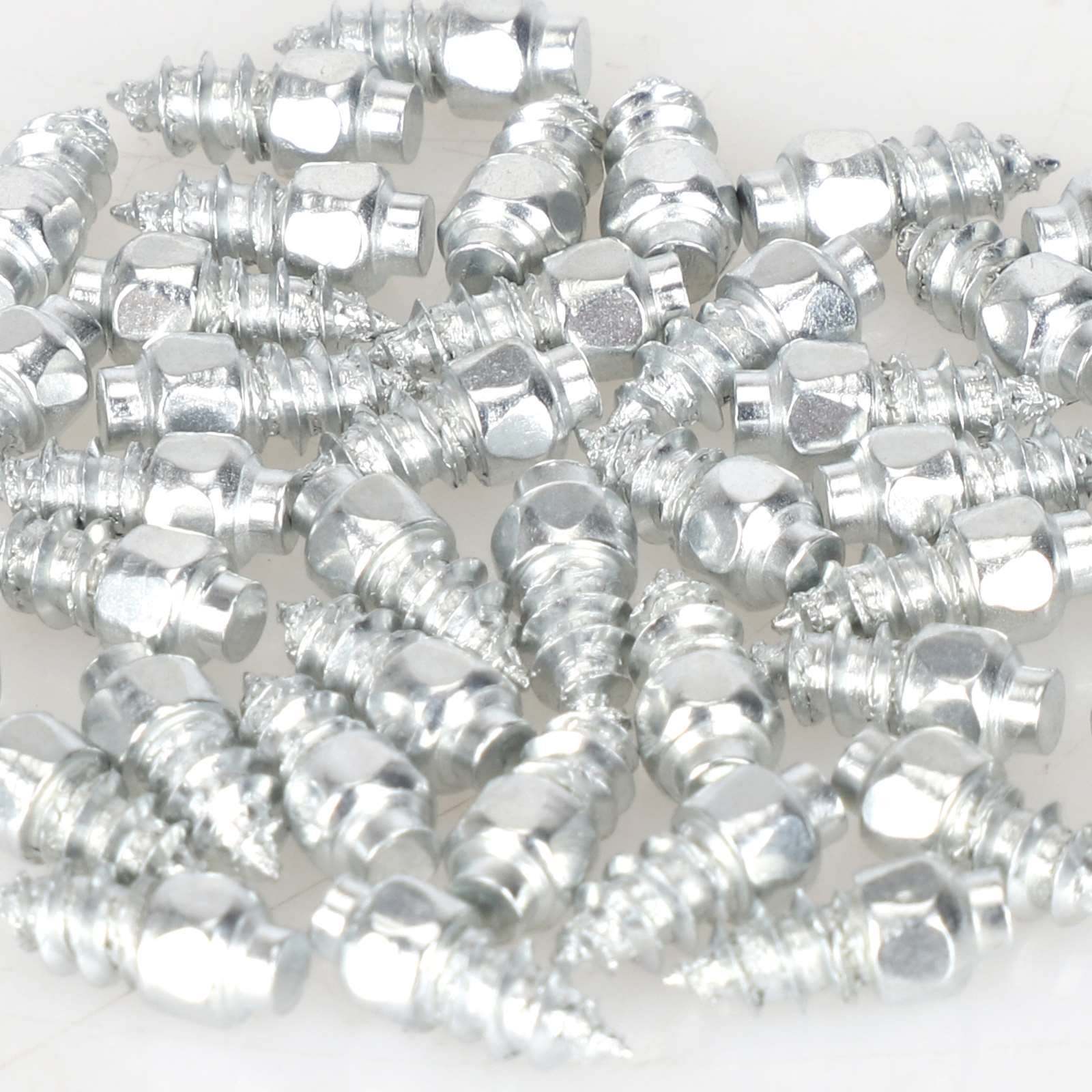 50pcs Small Screw in Tire Studs Spikes Hard Alloy Anti-Slip Stud Screws Tire Spikes for Tires-Security Anti-Skid E-scooter Wheel