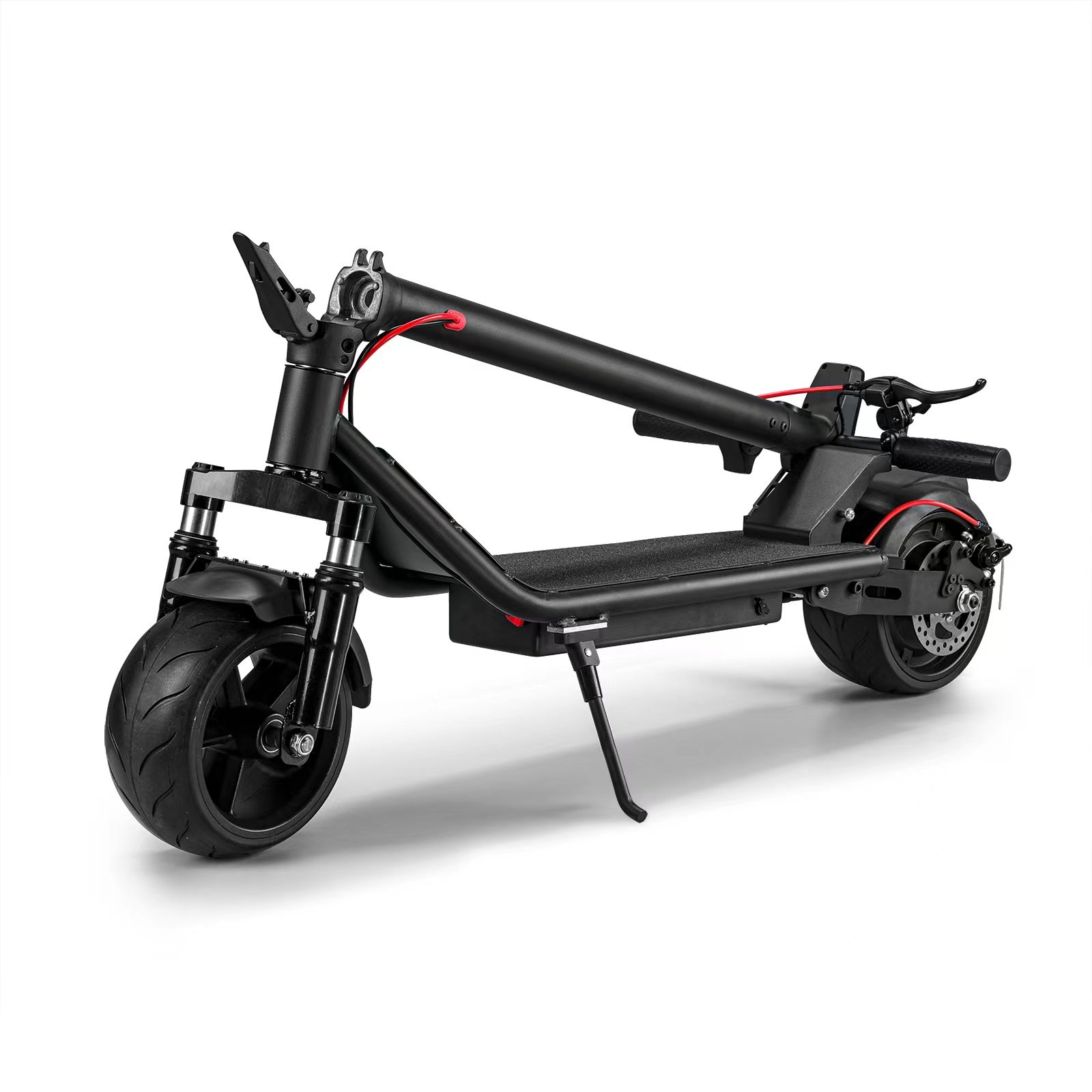 E scooter with 9inch fat tire 500W motor adults kick escooter fast folding Off Road electric scooters with double suspension