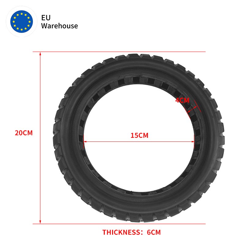 EU Warehouse 8.5 inch Electric Scooter Off Road Solid Tyre 8 1/2-6.1 Rubber Tire For Xiaomi M365 1S Pro Pro2 Mi3 Scooter Tires