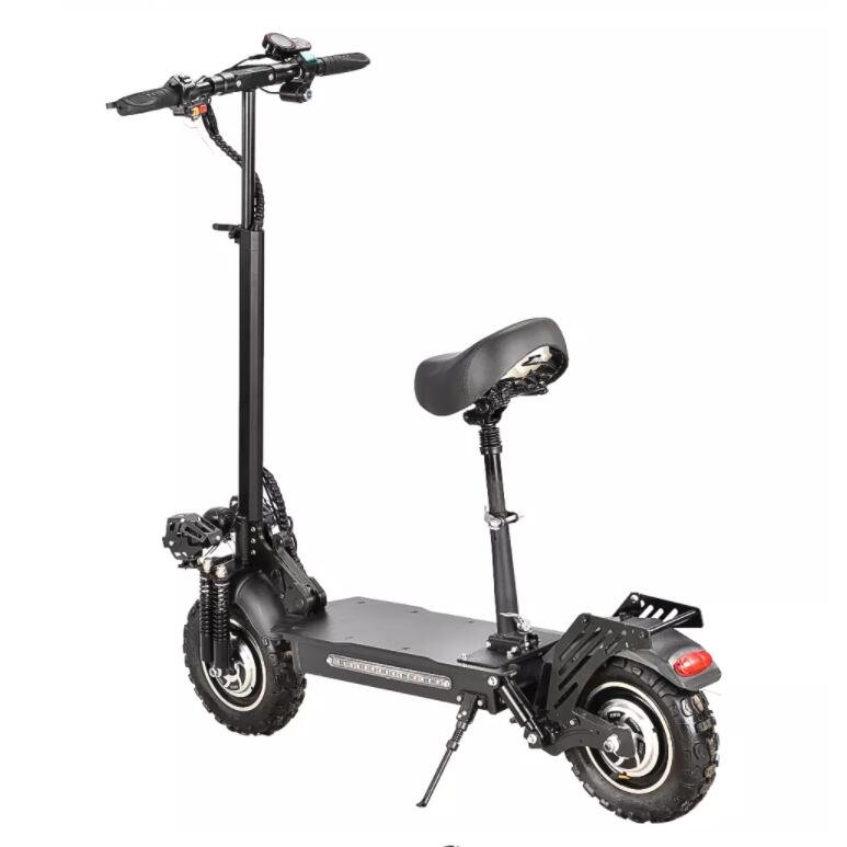 10-inch 1200W City Coco Electric Scooter Adult Motorized Two Wheel Foldable Dual Drive Motor Lithium Battery Electric Scooter
