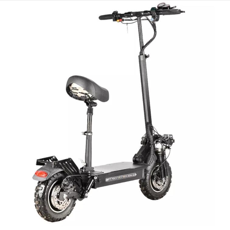 10-inch 1200W City Coco Electric Scooter Adult Motorized Two Wheel Foldable Dual Drive Motor Lithium Battery Electric Scooter