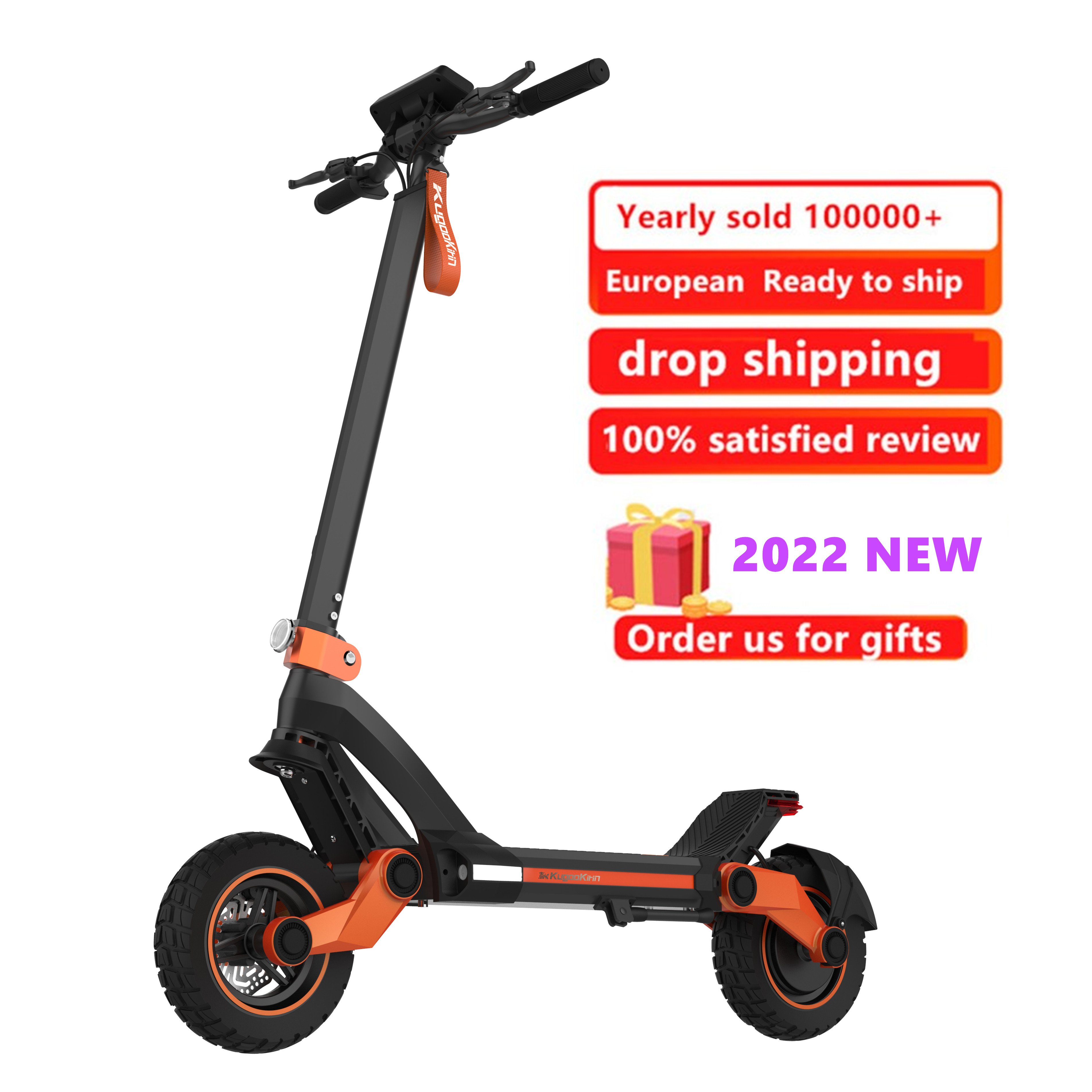 EU Store New arrival KugooKirin G3 Electric Scooter 1200W Big Motor with digital smart meter Cool taillights dual brake system