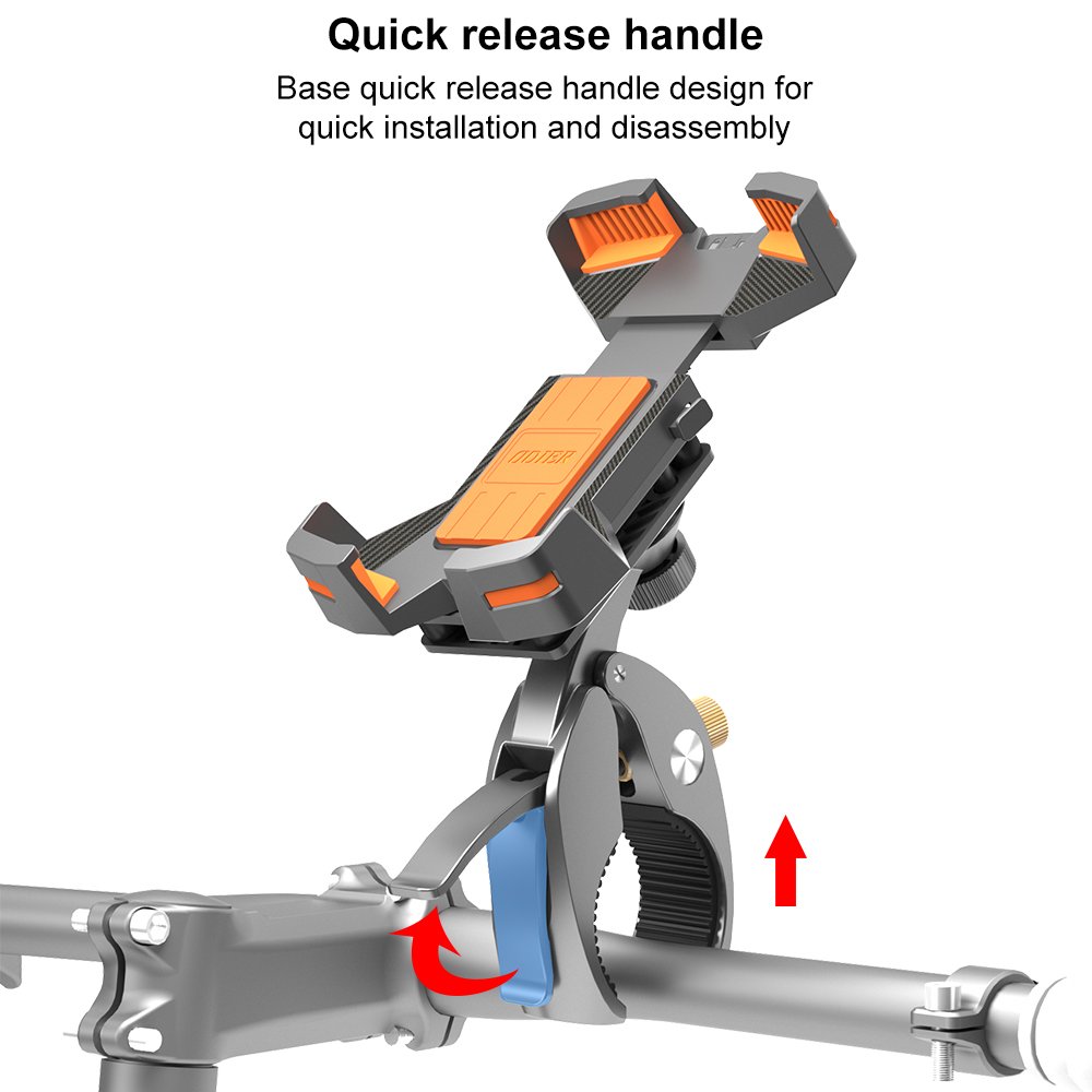 motorcycle antivibration accessories navigation mobile bicycle cell smartphone holders hook luggage bar phone holder