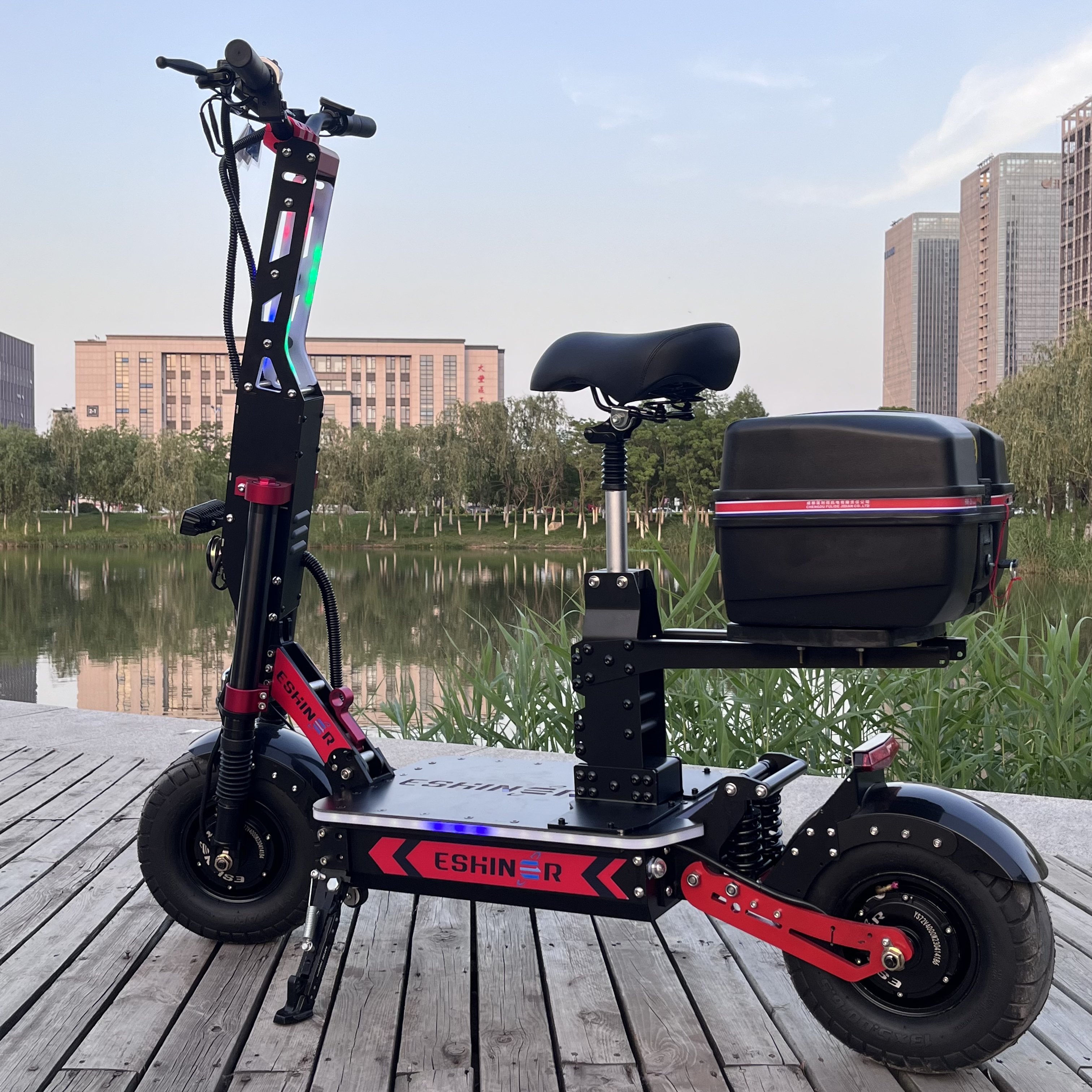 USA Warehouse 72V 8000W 40Ah Big Mph Screen Nfc/Password Electric Scooters With Led Display Fat Tire High Screen