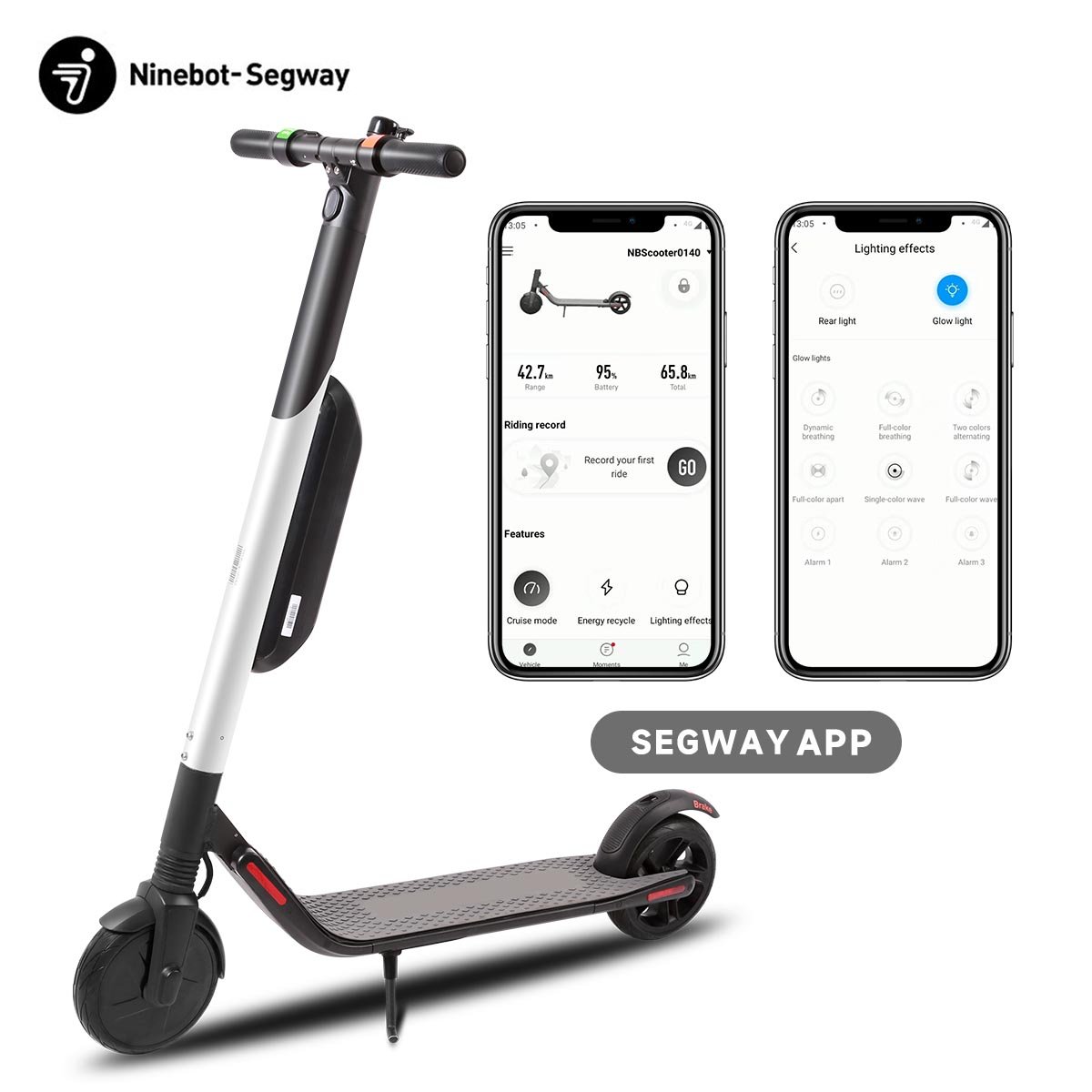 High-Speed 30-40km Electric Scooter 25km/H Powerful Adult Long Distance 30km E-Scooter with Waterproof High Alloy Body