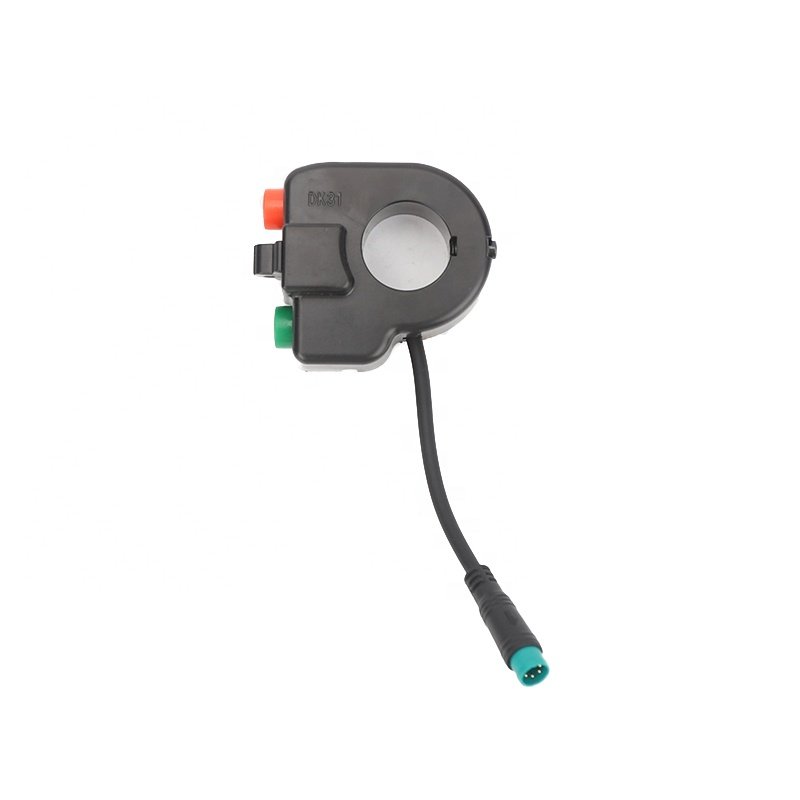 Three in One Switch with Short Cable With Waterproof Connector Two Small Switch for Electric Scooter Motorcycle Switch