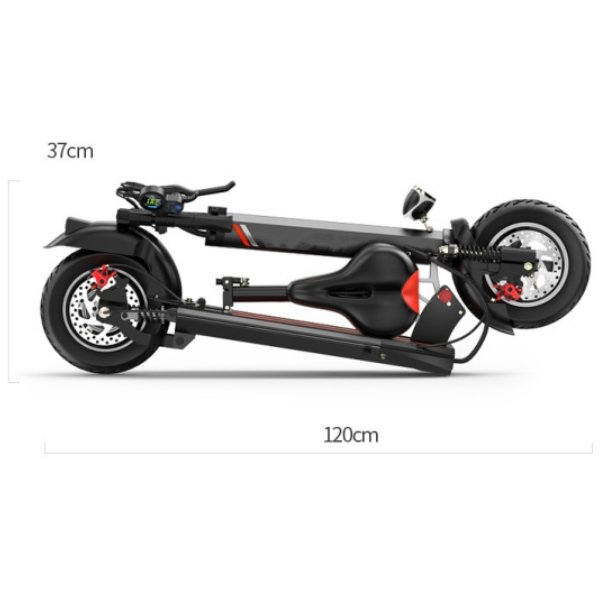 100KM Long Range Battery Power 48V500W Motor 200kgs Max Loading Large Wheel Off Road Electric Scooters Scooter Adult With Seat