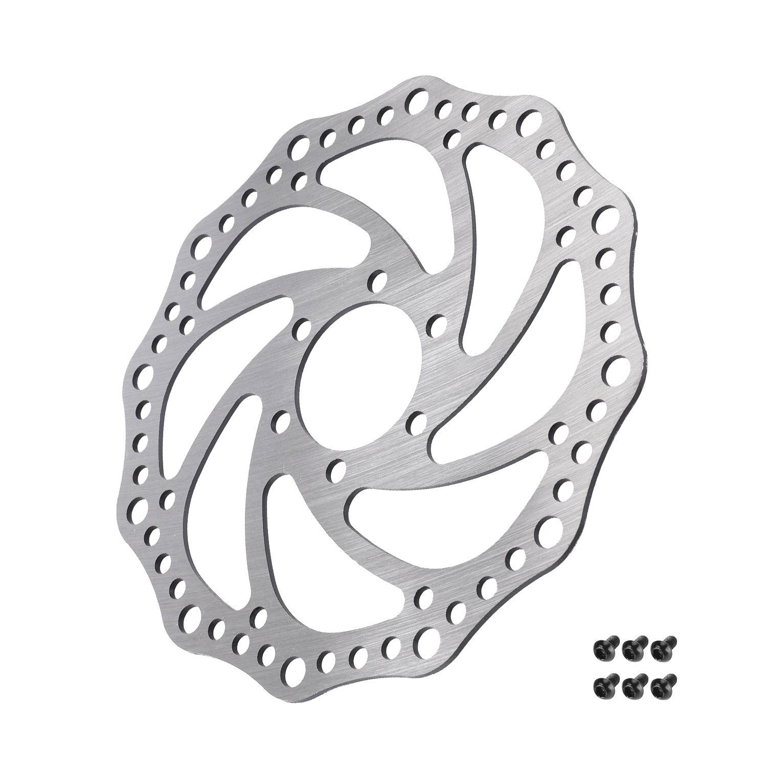140mm Bicycle Disc Brake Rotor with 6 Bolts Stainless Steel Rotors For Road Mountain BMX MTB Bicycle Scooter Accessories Parts