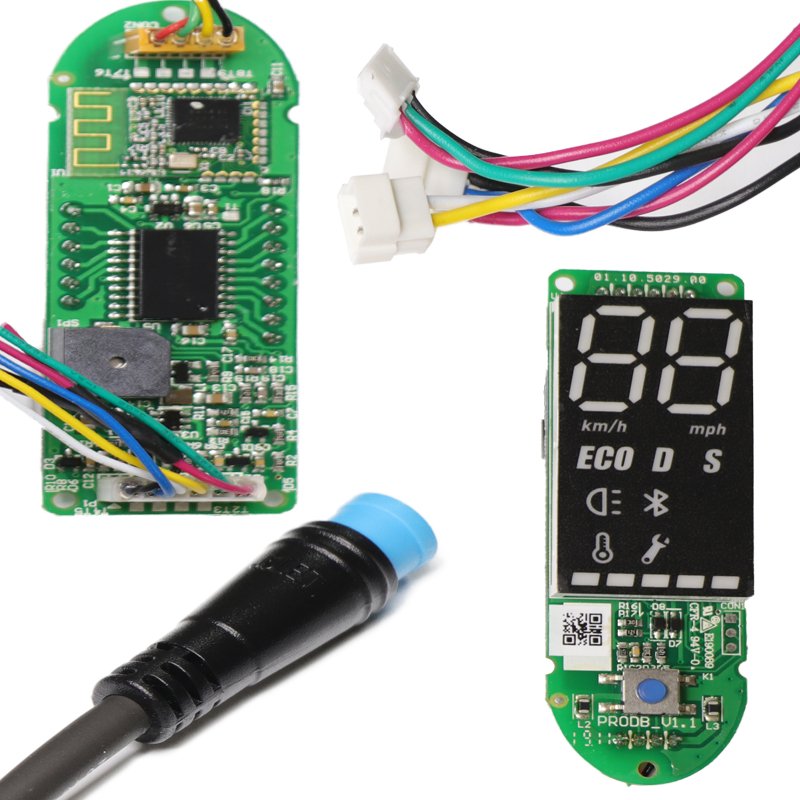 Scooter Dashboard For Mijia M365 Pro Electric Scooter Parts M365 Pro Scooter Spare Parts Dashboard With BT Protective Cover