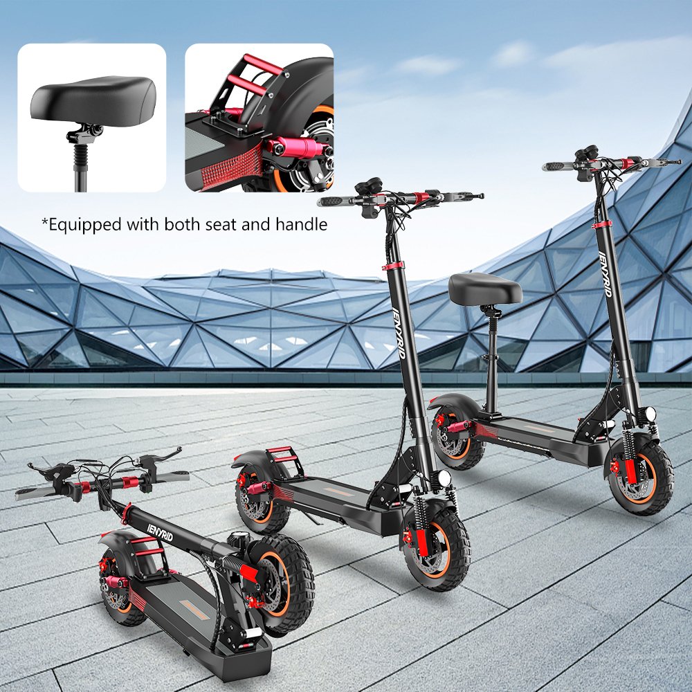 2024 popular iENYRID M4 Fold Electric Scooter 48v10Ah Cheap Adult Mobility Scooter with Seat for UK EU USA Warehouse