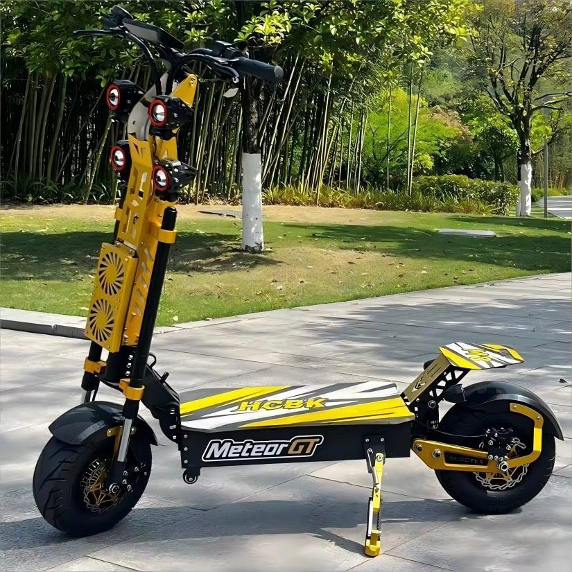 2024 Latest US Warehouse High Power GT8 Off-Road Vehicle 72V 50Ah10000w Adult Electric Scooter Dual Motor High Speed 100km/h