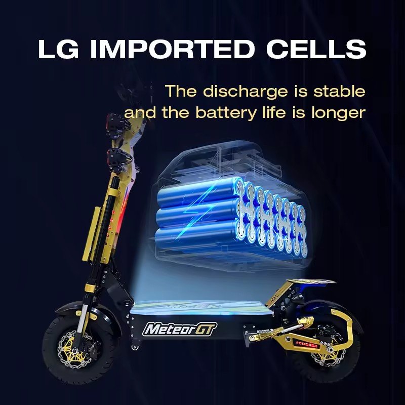 2024 Latest US Warehouse High Power GT8 Off-Road Vehicle 72V 50Ah10000w Adult Electric Scooter Dual Motor High Speed 100km/h