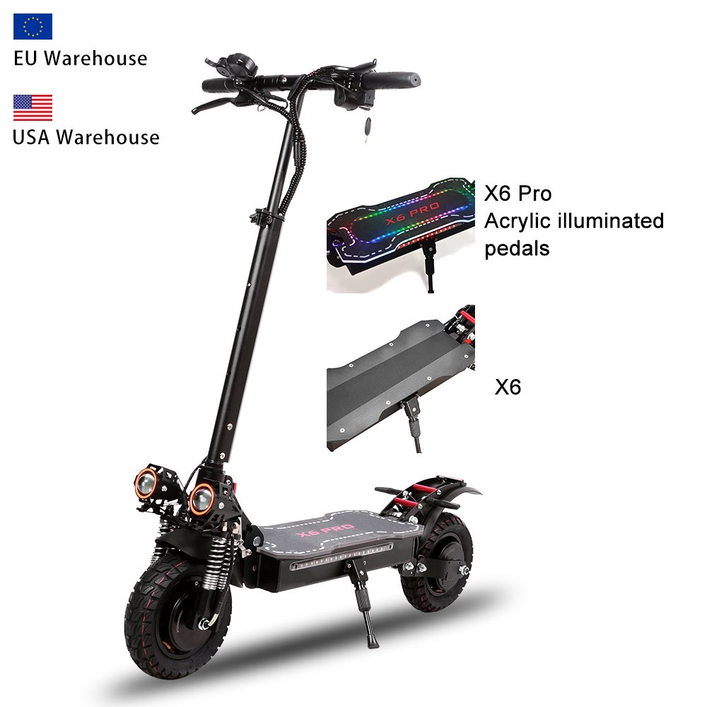 CE Certificate 48V 21AH Battery Adult Electric Scooter 2400W Big Motor Two Wheel Foldable 60KM/H Speed Fast Electric Scooter