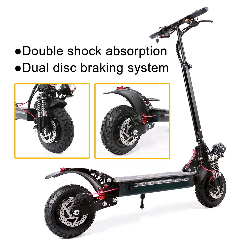 CE Certificate 48V 21AH Battery Adult Electric Scooter 2400W Big Motor Two Wheel Foldable 60KM/H Speed Fast Electric Scooter