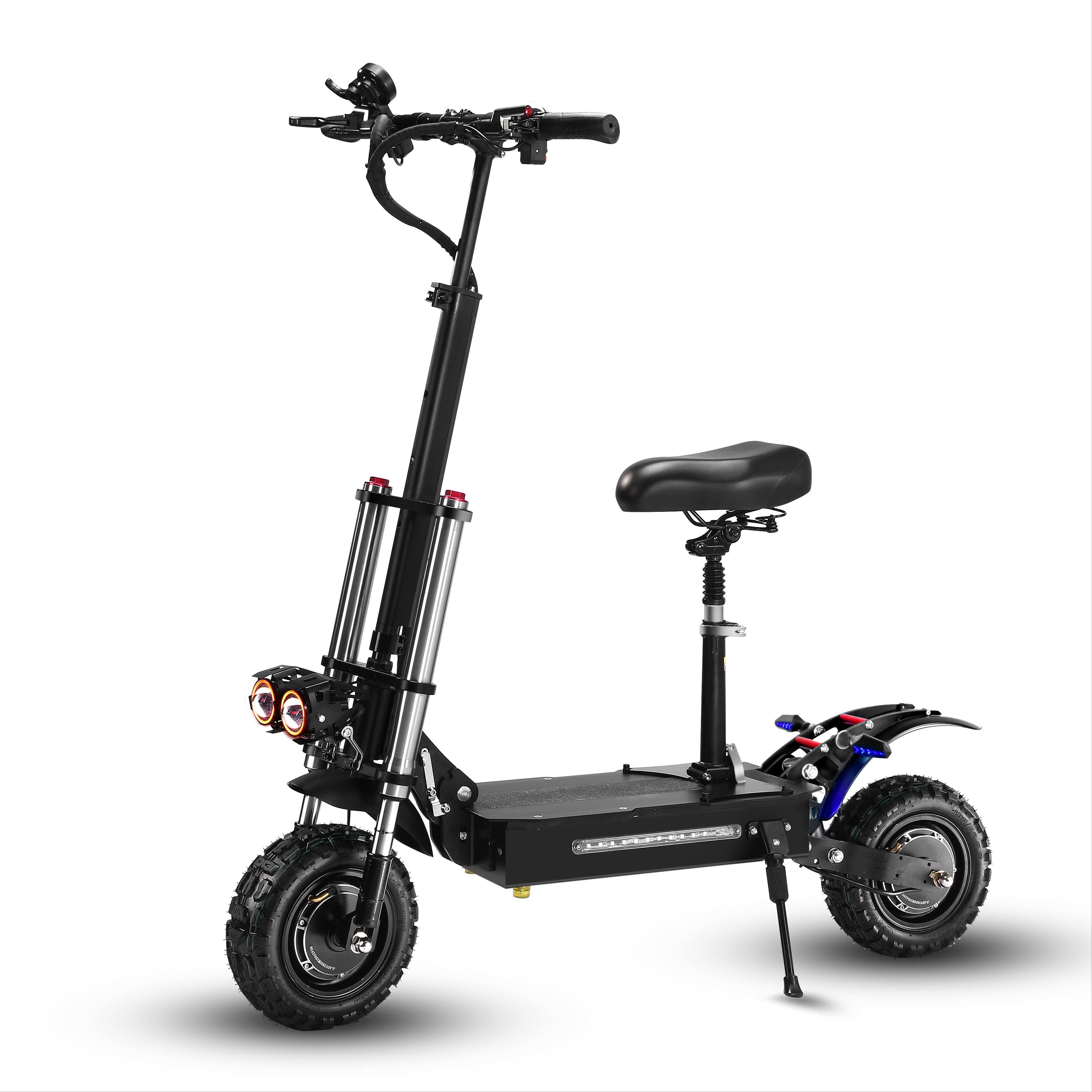 Europe USA stock 11 inch tire 6000W motor Hydraulic shock absorber 60V 38AH e scooter electric scooter Ti30 cross-country tire