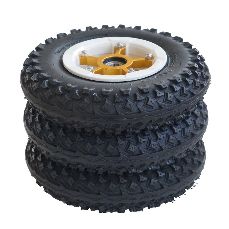 Factory Direct 8 Inch Pneumatic Electric Mountainboard Wheels DIY Skateboard Off-Road Made Durable Rubber Plastic Aluminum