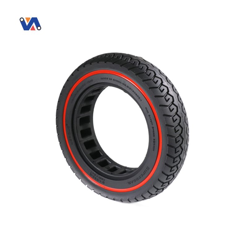New Image Superbsail Scooter Solid Tire Red Ring 8 1/2*2(50-134) Solid Tire For Zero8/9 Electric Scooter Parts Wheel Solid Tire