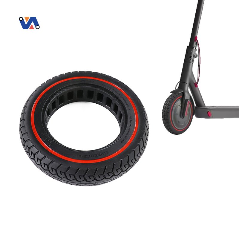 New Image Superbsail Scooter Solid Tire Red Ring 8 1/2*2(50-134) Solid Tire For Zero8/9 Electric Scooter Parts Wheel Solid Tire
