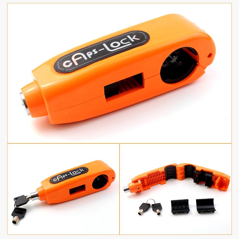 CYX Motorcycle Brake Accelerator Grip Scooter Handlebar Protection Security Lock