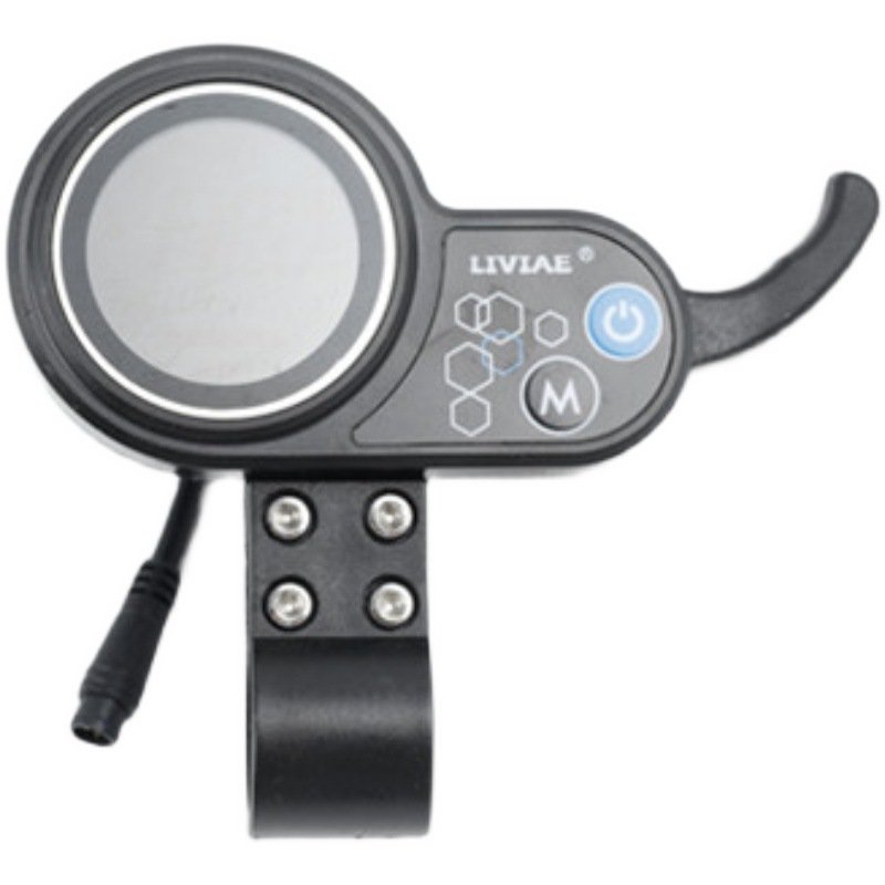 LIVIAE 36V-48V 350W Motor Brushless Controller LCD Display Panel Thumb Throttle Electric Bicycles Scooter