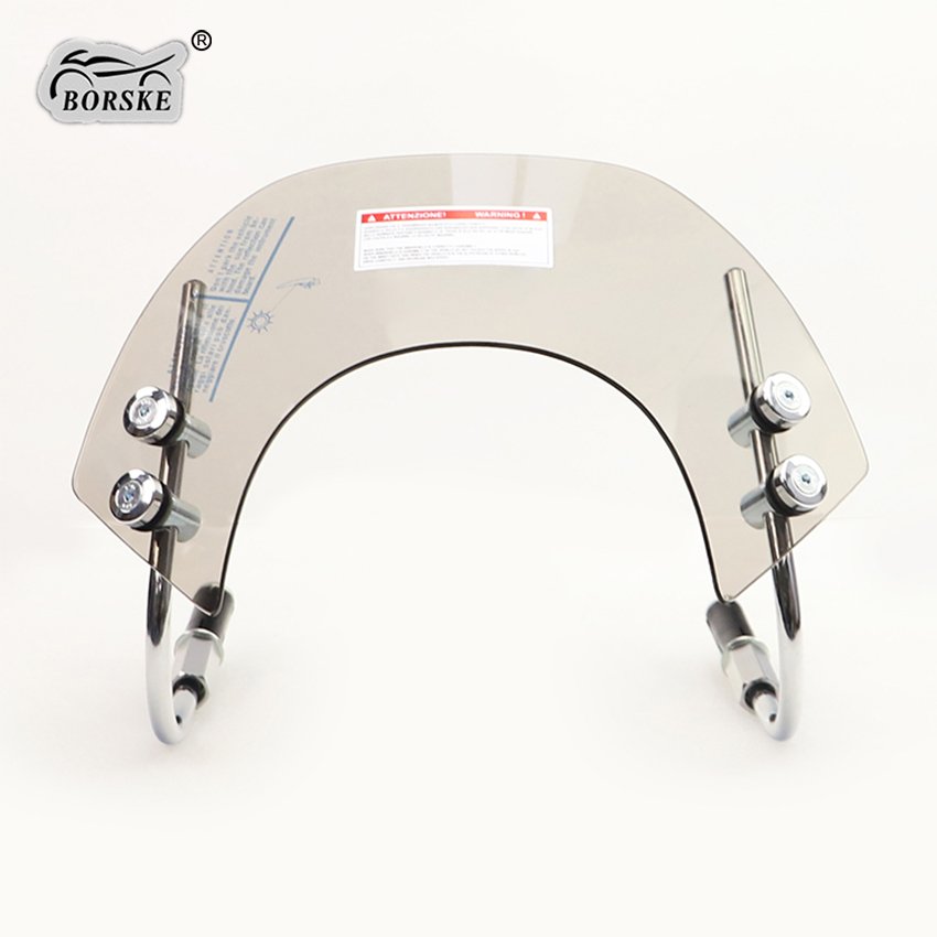 Motorcycle Modification Accessories scooter Small Front Short Black Windshield With Brackets For Vespa GTS 300
