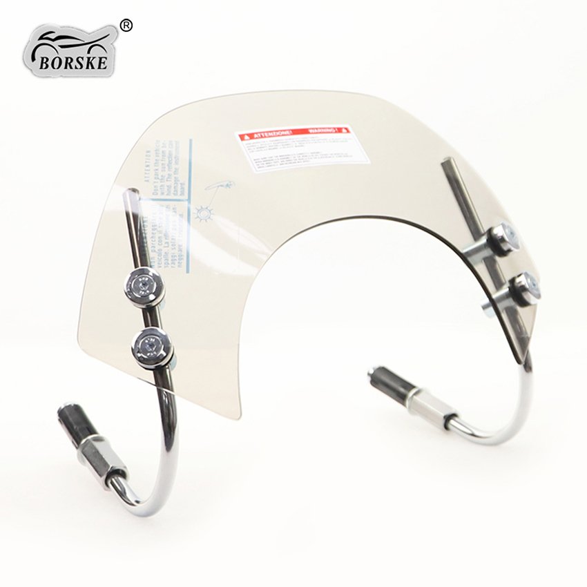 Motorcycle Modification Accessories scooter Small Front Short Black Windshield With Brackets For Vespa GTS 300