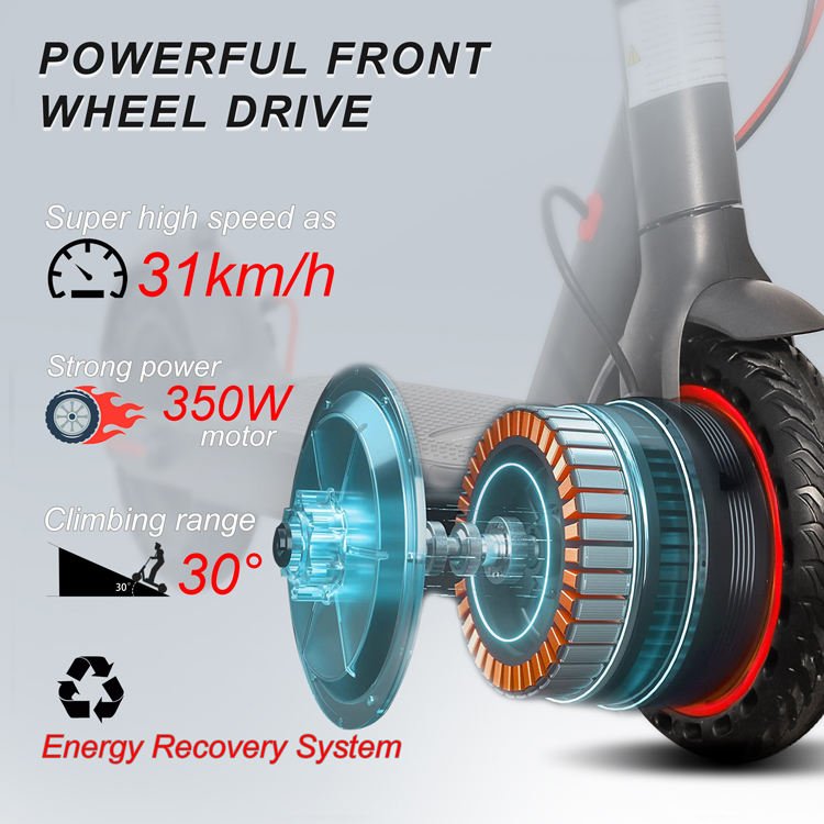 Metal Mudguard Disc Brake IP55 Waterproof E Scooter Adult Cheapest Electric Scooters Delivery from China UK EU