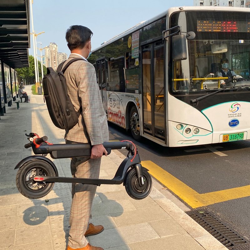 Drop Shipping 10 Inch 350w 500W Motor 60KM X8 E scooter Removable Lithium Battery Electronic Scooter Europe Electric Scooter